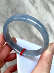 冰種 天然翡翠 緬甸 A玉 玉鐲 • 冰種藍紫翡翠福鐲