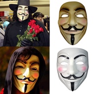 Anonymous Hacker V For Vendetta Halloween Guy Fawkes Fancy Dress Party Face Mask