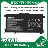 SKOWER LK03XL Battery For HP Envy X360 15-bp003tx 15-bq001na 15-cn0001tx 15m-cp0012dx 15-cr0035nr TP
