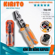 Multipurpose Pliers 9" K9021 CR-V steel - Clamping, Cutting, Bending, Wire Stripping, Nail Extractio