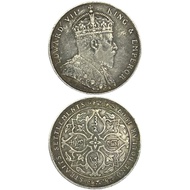 Straits Settlements $1 | Edward VII 1907-1908 | Silver Coin | Rare Colonial Dollar | British Malaya 