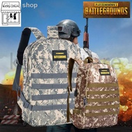 ♕PlayerUnknown's Battlegrounds Backpack Military PUBGs Bag Gaming Gamer Battle Grounds Beg Sekolah C