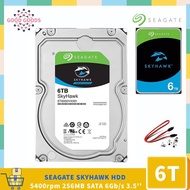 Seagate SkyHawk  3.5 HDD 6TB（ST6000VX001/ST6000VX008/ST6000VX009） 5400rpm 256M SATA 6Gb/s