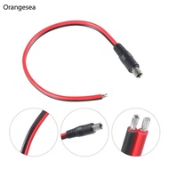 Orangesea DC8020 Pigtail Power Cable Female Male Plug to Bare Wire Open End Power Supply Adapter Cor