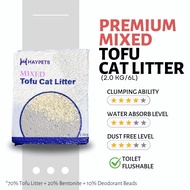 Premium Mixed Tofu Cat Litter Mixed Cat Litter Mixed Pair Kucing Toufu Cat Sand