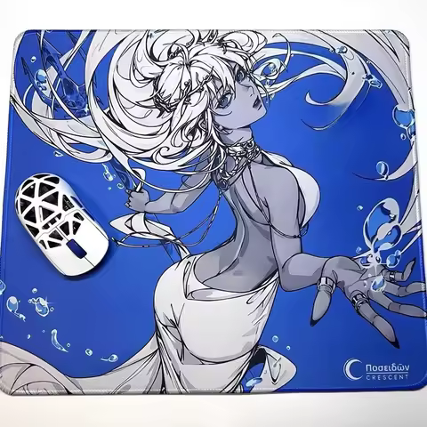 Hot Sale Crescent Care Studio Olympus Series Zeus Hades Poseidon Ares X Mousepad Gaming Mouse Pad FP