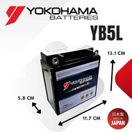 YB5L (STARTER) BATTERY GEL YOKOHAMA MR3 LC135 V1 EX5 DREAM KRISS SRL110 EGO NOUVO ICON V100 V150 KLX