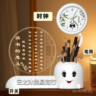 Have A Prize Junior High School Students Practical Table Clock Free Pen Holder Meaning Commemorative