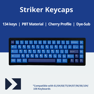 [SG Local Stock] Striker Keycaps | 134 Keys | Cherry Profile | PBT Dye-Sub | Royal Kludge Tecware Keychron Akko Keycap