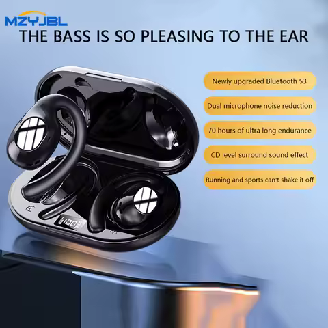 MZYJBL Air Conduction Earphones I68 TWS Wireless Earphone Sports Earhooks Waterproof Headset Bluetoo