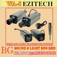 EZITECH WA8 / WA-8 UHF WIRELESS AUDIO TRANSMITTER SYSTEM