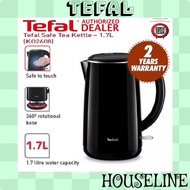 (10.10 SALES) Tefal Safe Tea Kettle - Black (1.7L) KO2608