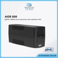 ⦶ ❤ ▔ ▏ ♞AWP Aide650 650VA/390W Line Interactive UPS
