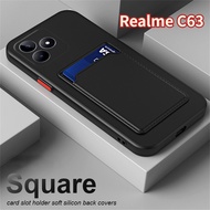 Casing For Oppo Realme C63 C 63 c63 C61 Narzo N63 2024 Skin Feel Card Slot Full Protection Shockproo
