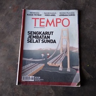 majalah tempo, tempo, sengkarut jembatan selat sunda, 2012