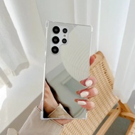 Zeallion Luxury Clear Makeup Mirror TPU Phone Case for [Samsung Galaxy S25 S24 S23 FE S22 Plus S21 N