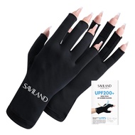 SAVILAND UV Gloves for Nails: Professional UPF200+ UV Gloves for Gel Manicures Anti UVA & UVB 999+ G