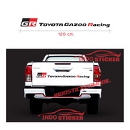 Toyota GAZO RACING GR CAR STICKER UNIVERSAL TOYOTA HILUX CAR BODY BAK STICKER