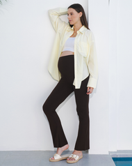 Lily leggings [รุ่นขาบานA สำหรับ 150-165 cm] กางเกงเลกกิ้งคนท้อง ผ้ายืด ใส่ได้ถึงคลอด