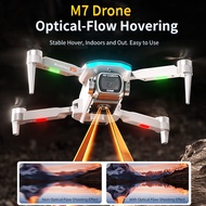 M7 Drone with 4.5-inch Screen Remote | 90° Electric Adjustable Dual Camera | Brushless Motor | Optic