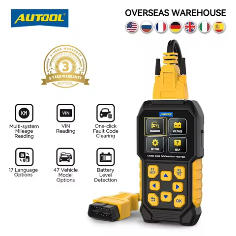 Diagnostic Tool AUTOOL CS310 Used Car Odometer Scanner Tool OBD2 Scanner Car Code VIN Reader Test OB
