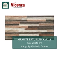 Granit Tile Batu Alam Vicenza 20x40cm Dinding/ Lantai