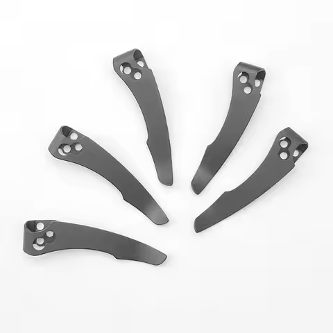 1piece Titanium Alloy Folding Knife Pocke Clip Waist Clip Deep Carry Back Clip for Cold Steel Recon1