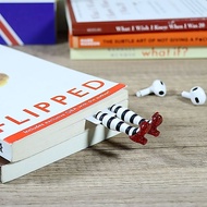 2026 New Style High-Value Gifts Creative Hand-Painted Style Cat Bookmarks Fun 3d Red High-Heeled Sho