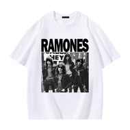 T-shirt Oversized T-shirt for Men White Short Sleeve Adult Cool Distro Premium Korean Style X347