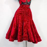 Vanesa【Country Road Flower】แขนยาวเต้นรําละติน กระโปรง One Piece ชุดสูท มาตรฐานชุดฝึกซ้อม ADL60 ผู้หญ