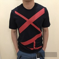 Arma'i AX Men's and Women's Casual Round Neck Pattern Letter Base Shirt Short Sleeve T-shirt