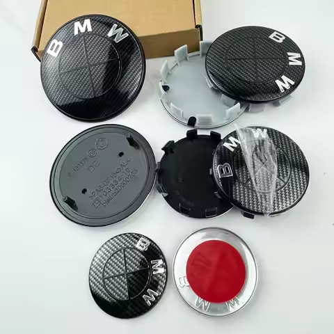 45/56/68/74/82MM Car Front Hood Emblem Wheel Center Caps For BMW G11 G12 G30 G31 G32 G08 G05 F46 F49