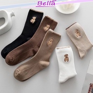 DARA Women Teddy Tube Cotton Long Sock 1 Pair Students Casual Pile Stockings Crew Socks Stoking Muslimah女袜子