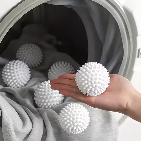Reusable Laundry Ball Set of 8 Removes Lint Softens Clothes Prevents Tangling Reduces Wrinkles Large