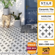[REAL TILE]10PCS MARLOW PATTERN TILES/MOZEK/CERAMIC TILES/MOZEK DAPUR/WALL TILE/MOZEK CERAMIC/JUBIN 