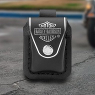 【ZIPPO官方旗艦店】哈雷打火機釦型皮套(黑色) HDPBK
