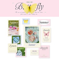 现货 哇卡原创手帐素材summer time贴纸包封口贴材料 diy直播创意贴纸Woka Original Account Material Summer QQ20250810