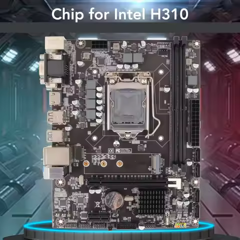 H310 LGA 1151 Motherboard 6Gbs H310 LGA 1151 Mainborard Professional 1000M Network Card High Speed C