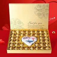 德芙（Dove）巧克力礼盒装情人节礼物送女友女生三八妇女节礼物送女友生日礼物 情人节德芙巧克力礼盒装