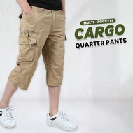 Seluar Lelaki  3⁄4 Pants 3 Quarter Pants Casual Chino Pant 100% Cotton Seluar Lelaki 3 Suku