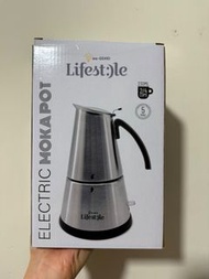 全新 Lifest:)le 電熱moka不銹鋼咖啡機