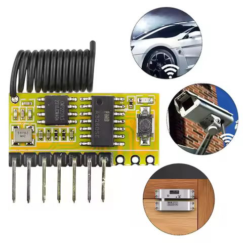 315Mhz/433Mhz RF Wireless Receiver Module Superheterodyne Receiver Superheterodyne RF Receiver Modul