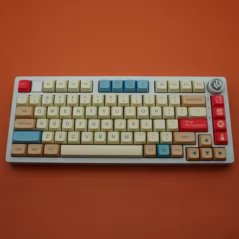 139 Keys Yellow Soy Milk Theme Keycaps PBT Dye Sublimation XDA Keycap for Cherry MX Switch Custom IS