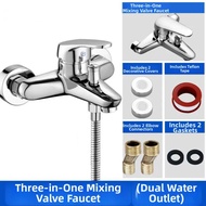 Copper Mixing Valve Shower Kit 3-Connection Shower Faucet