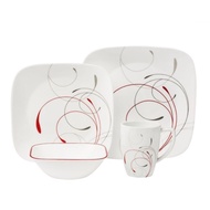 CORELLE SQUARE 16PCS DINNER SET