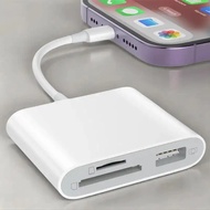 Pembaca Kad SD untuk iPhone, Pembaca Kad Memori dengan Penyesuai Kamera USB, Kamera Digital Mudah Al