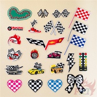 1Pc ✿ Racing Car . F1 Formula One Iron-on Patches ✿ DIY Iron on Sew on Badges Patch Cloth Decor