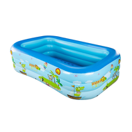 kolam renang anak jumbo petak karet bahan tebal 2.1M kolamrenang anak besar murah Inflatable Swimming Pool For Kids ukuranbesar tinggi /balon renang anak/mainan kolam renang anak balon renang anak kolam karet