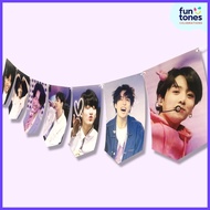 ├ ﹊ ❧ BTS Jungkook Bunting Birthday Banner / Custom Bunting Birthday Banner