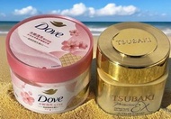 Dove磨砂膏及Tsunaki 護髮膜